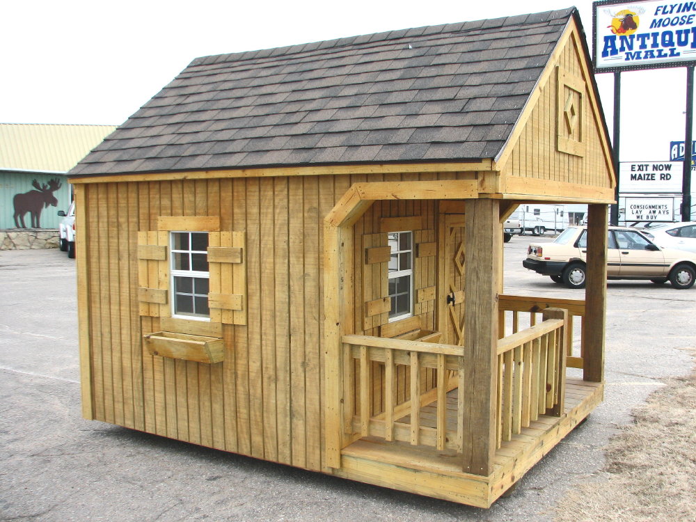 the playhouse it s a playhouse and a storage shed 3 sizes from 8 x 10 